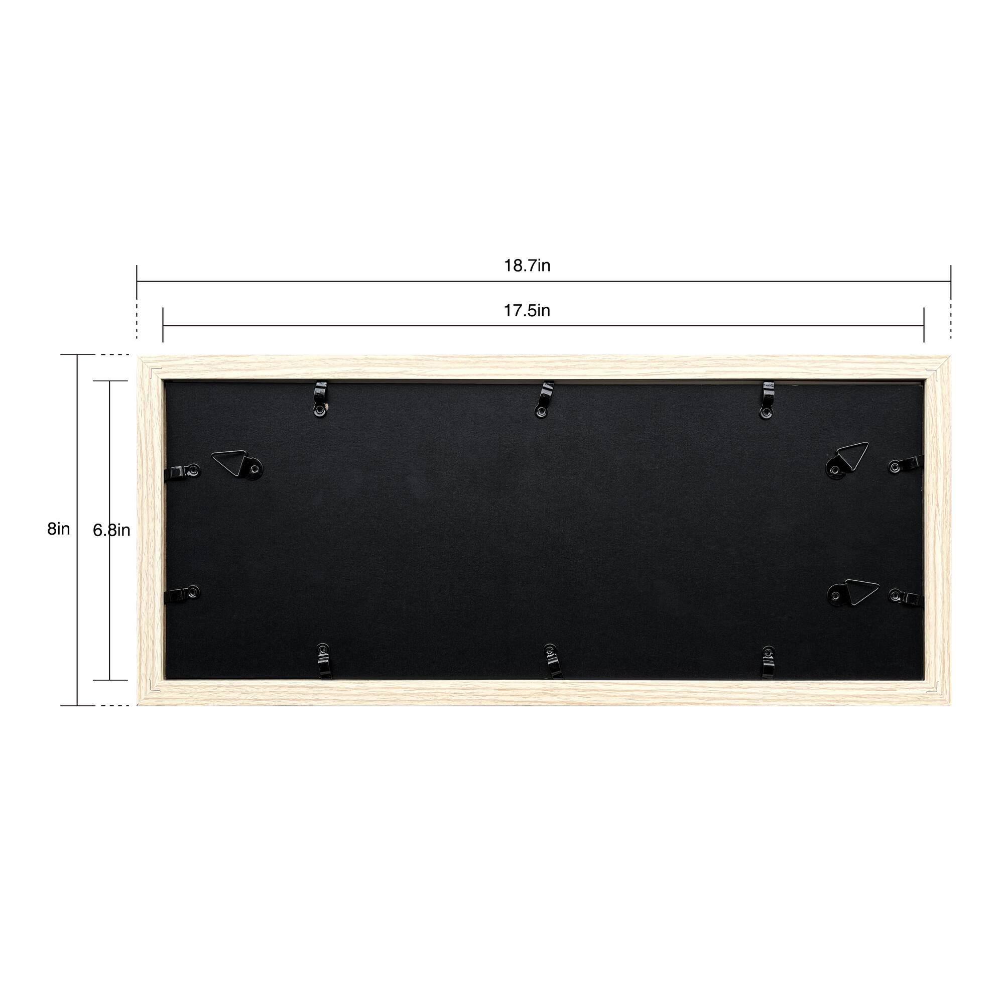 3 Opening 5" x 5" Natural Woodgrain Collage Frame with Mat by Studio Décor®